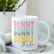 Bunny Babe Cute Modern Girly Easter Personalised