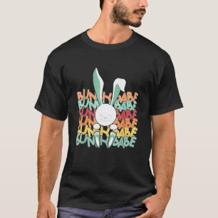Bunny Babe Pastel Spring Hunt Eggs Rabbit Happy Ea T-Shirt