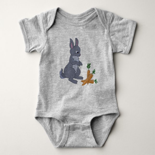 Bunny Baby Bodysuit (Front)