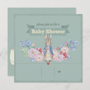 Bunny Baby Shower Invitation