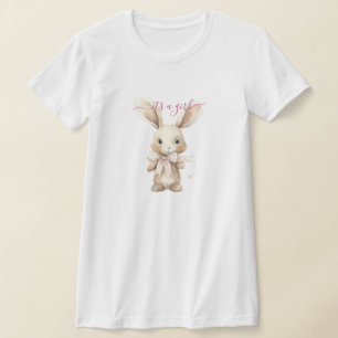 Bunny Baby Shower It's A Girl  T-Shirt