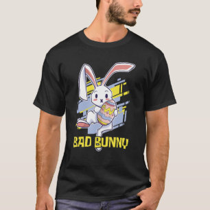Bunny Bad Rabbit Christian Easter Eggs Holly Week T-Shirt