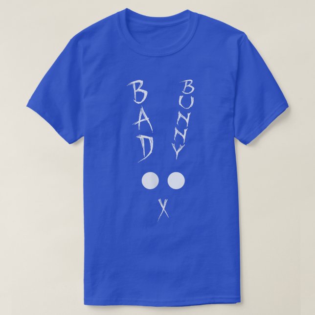 Bunny Bad Rabbit Happy Easter Eggs Hunting Spring  T-Shirt (Design Front)