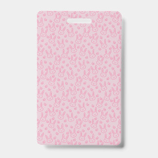 Bunny badge ID badge