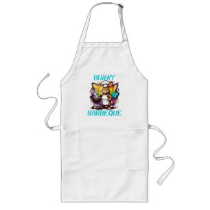 Bunny Barbeque Long Apron