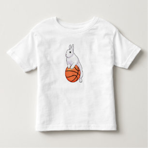 Bunny Basketball player Basketball Toddler T-Shirt