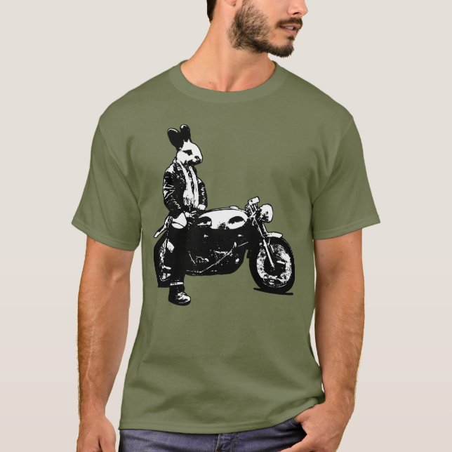 Bunny biker T-Shirt (Front)