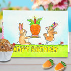 Bunny Birthday Cake Greeting 