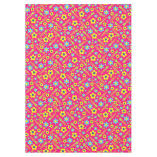 Bunny Birthday Cute Kid's Rabbit Party Tablecloth