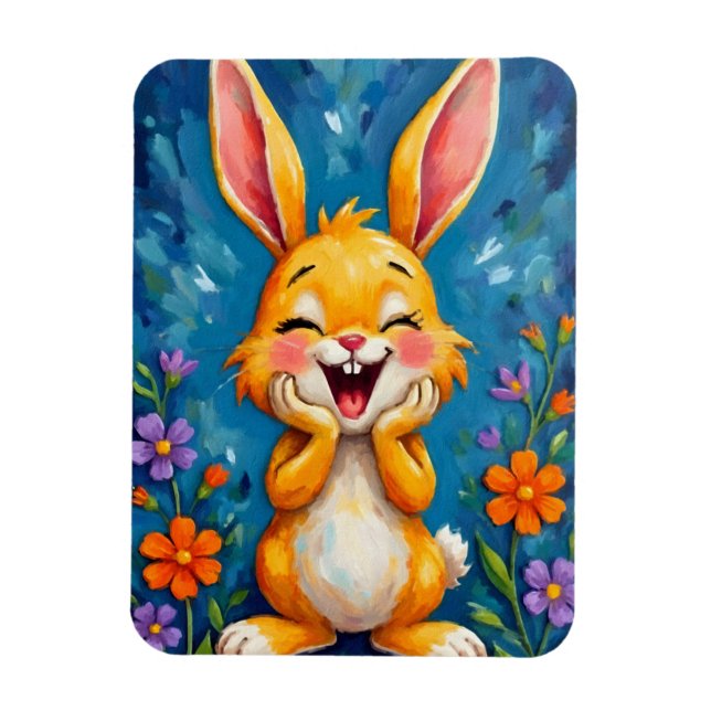 Bunny Bliss Magnet (Vertical)