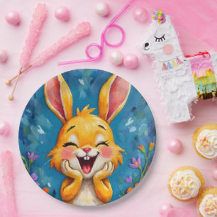 Bunny Bliss Paper Plate