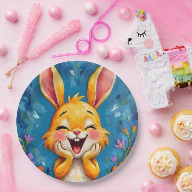 Bunny Bliss Paper Plate (Party)