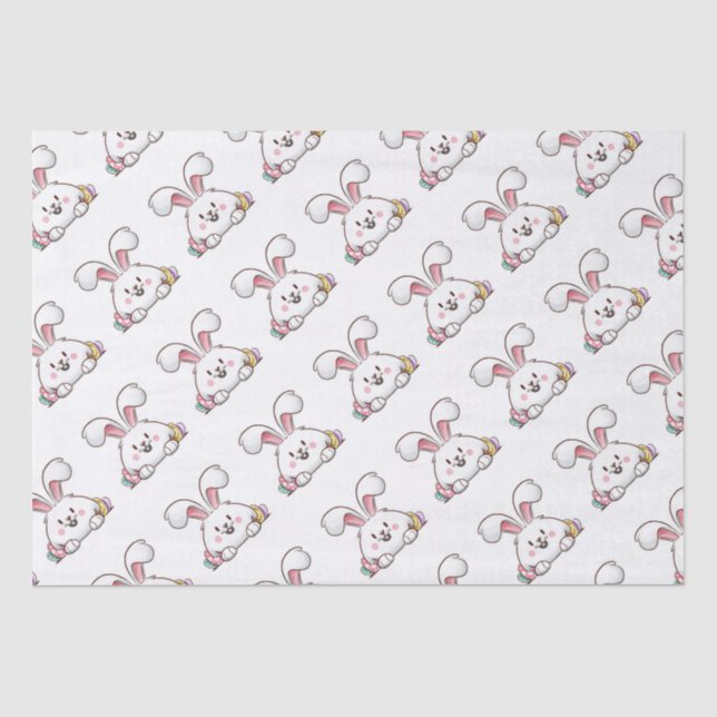 Bunny Bliss  Tissue Paper (Front)