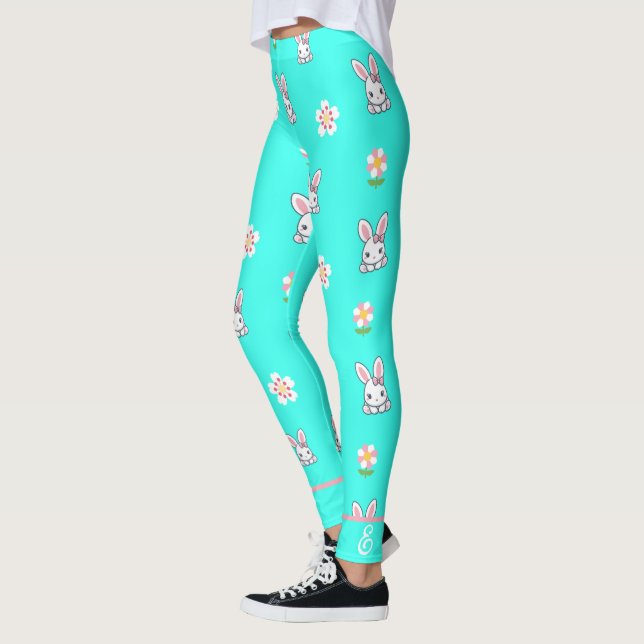 Bunny Bloom Delight Leggings (Left)