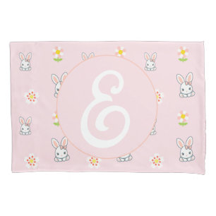 Bunny Bloom Delight Pillowcase