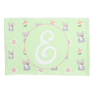 Bunny Bloom Delight Pillowcase