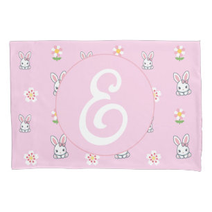 Bunny Bloom Delight Pillowcase