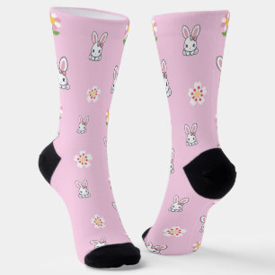 Bunny Bloom Delight Socks