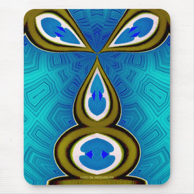Bunny Blue Mousepad (Front)
