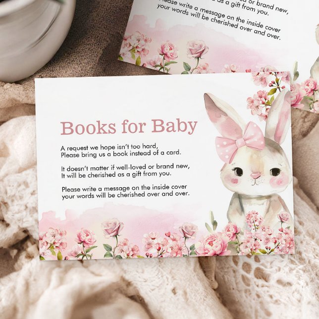Bunny Books For Baby Enclosure Card (Creator Uploaded)