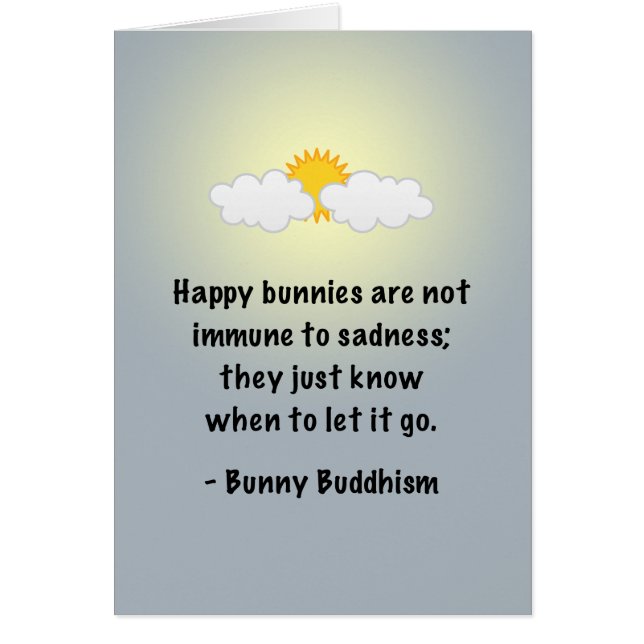 Bunny Buddhism "Let It Go" (Front)
