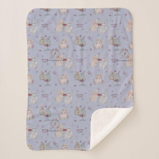 Bunny Buddies Baby Fleece Blanket (Front)