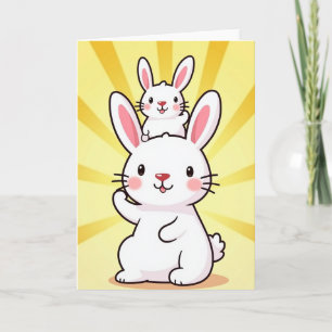 Bunny Buddies Happy Card