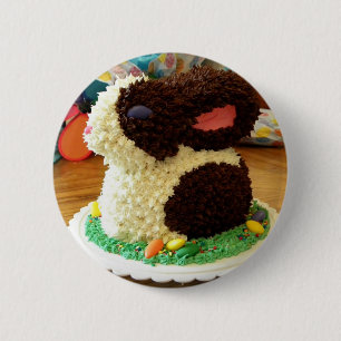 Bunny Cake II 6 Cm Round Badge