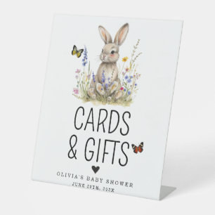 Bunny Cards and Gifts Table top Sign