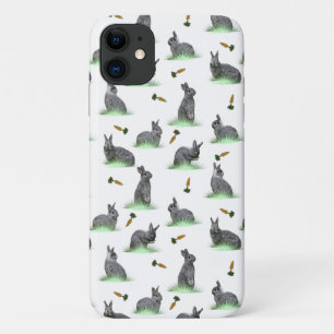 Bunny Carrot Craze iPhone 11 Case (choose colour)