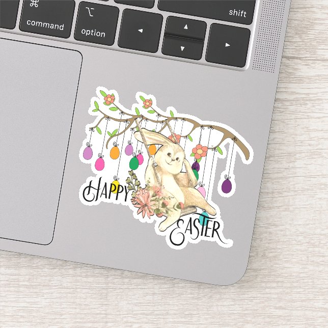 Bunny Celebrates Easter Day (Detail)