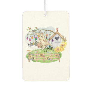 Bunny Celebrates Easter Day Car Air Freshener