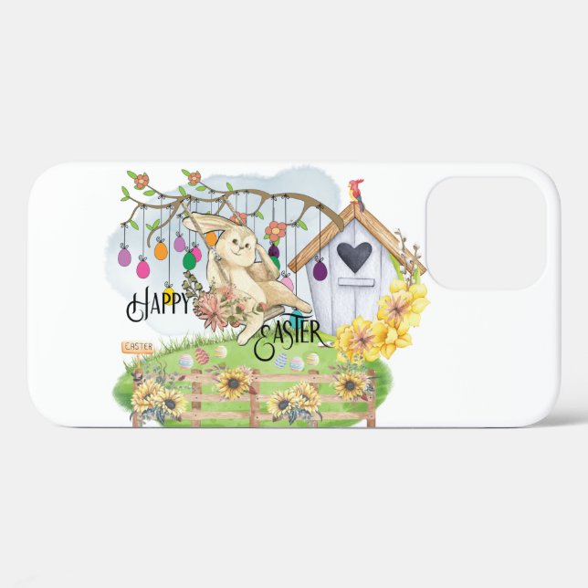 Bunny Celebrates Easter Day Case-Mate iPhone Case (Back (Horizontal))