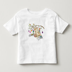 Bunny Celebrates Easter Day Toddler T-Shirt