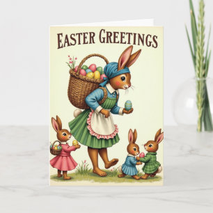 Bunny Celebration Scene Card