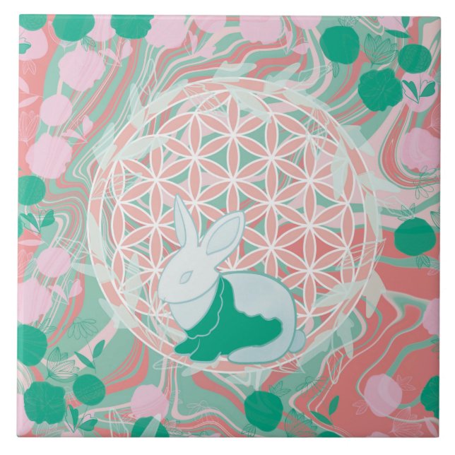 Bunny Ceramic Tile (Front)