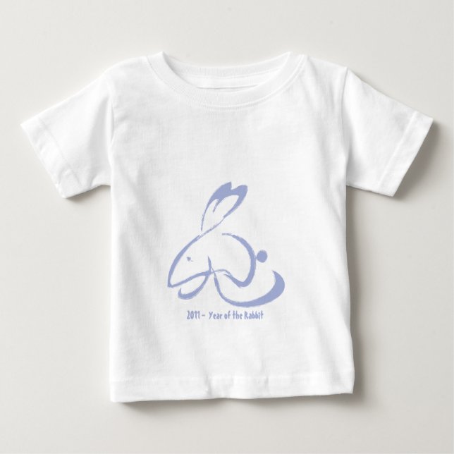Bunny Chinese New year 2011 -  Year of the Rabbit Baby T-Shirt (Front)
