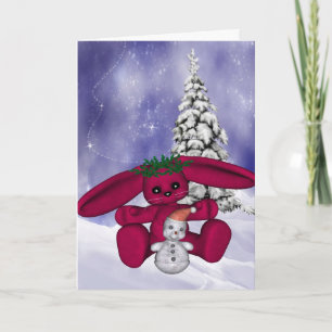 Bunny Christmas Card