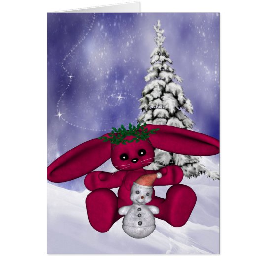 Bunny Christmas Card