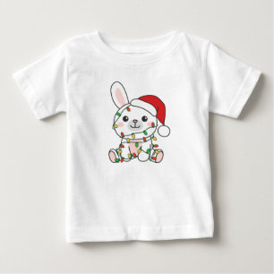 Bunny Christmas Winter Animals Holiday Bunnies Baby T-Shirt
