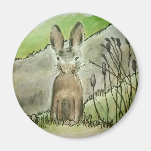 Bunny circle magnet