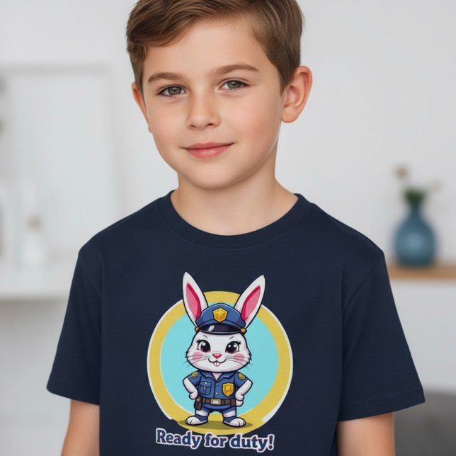 Bunny Cop - Ready for Duty ! T-Shirt (Creator Uploaded)