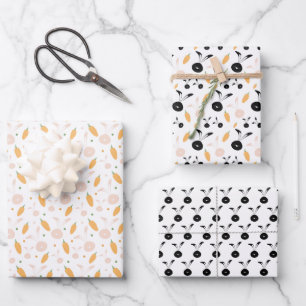 Bunny Cute Easter Pattern Wrapping Paper Sheet