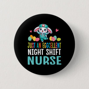 Bunny Dance Easter Eggs Just An Eggcellent Night S 6 Cm Round Badge