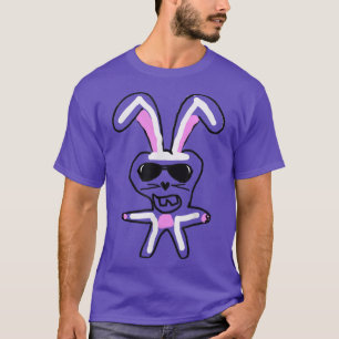 Bunny Deranged Scary Crazed Rock Bunnies Egg Hunti T-Shirt