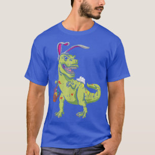 Bunny Dinosaur Easter Day Cute TRe Egg Hunter Boys T-Shirt