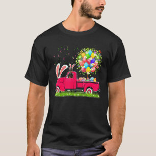 Bunny Doberman Happy Easter Eggs Tree T-Shirt