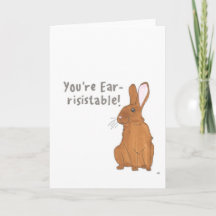Bunny Ear-resistable Card
