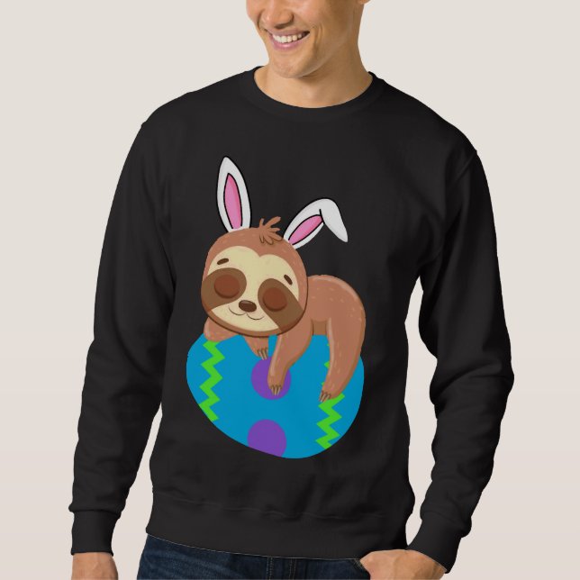 Bunny Ear Sloth Sweatshirt (Front)