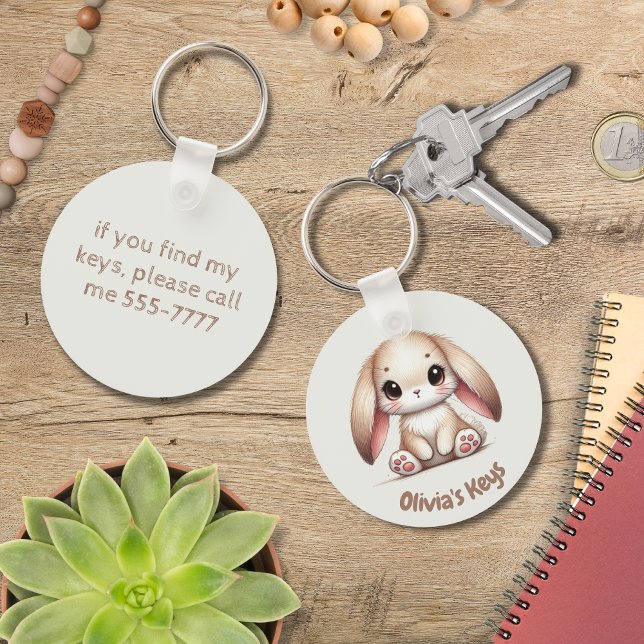 Bunny Eared Wonder Key Ring (Bunny Eared Wonder Keychain)
